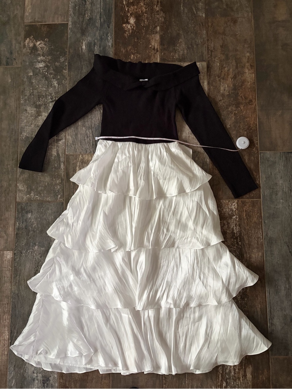 Baltic Born White Tiered Ruffle Maxi Dress - Picture 6 of 11